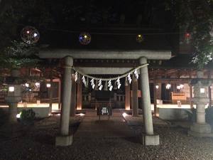 氷川神社 ライトアップ 風鈴